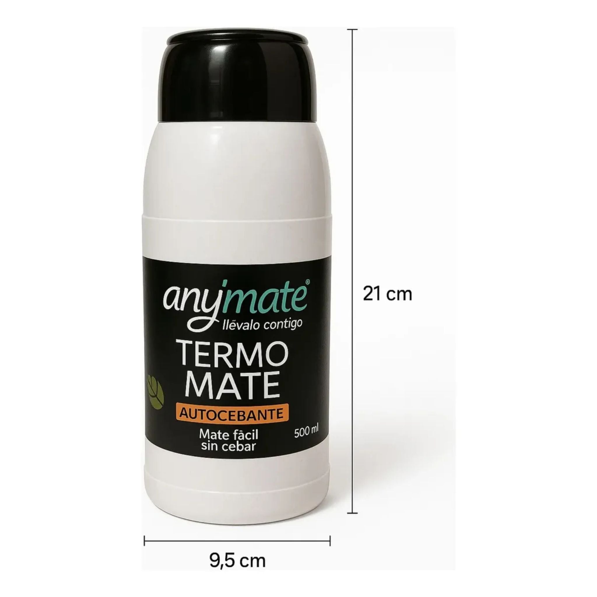 Kit De Mate Termo Autocebante + Yerbera