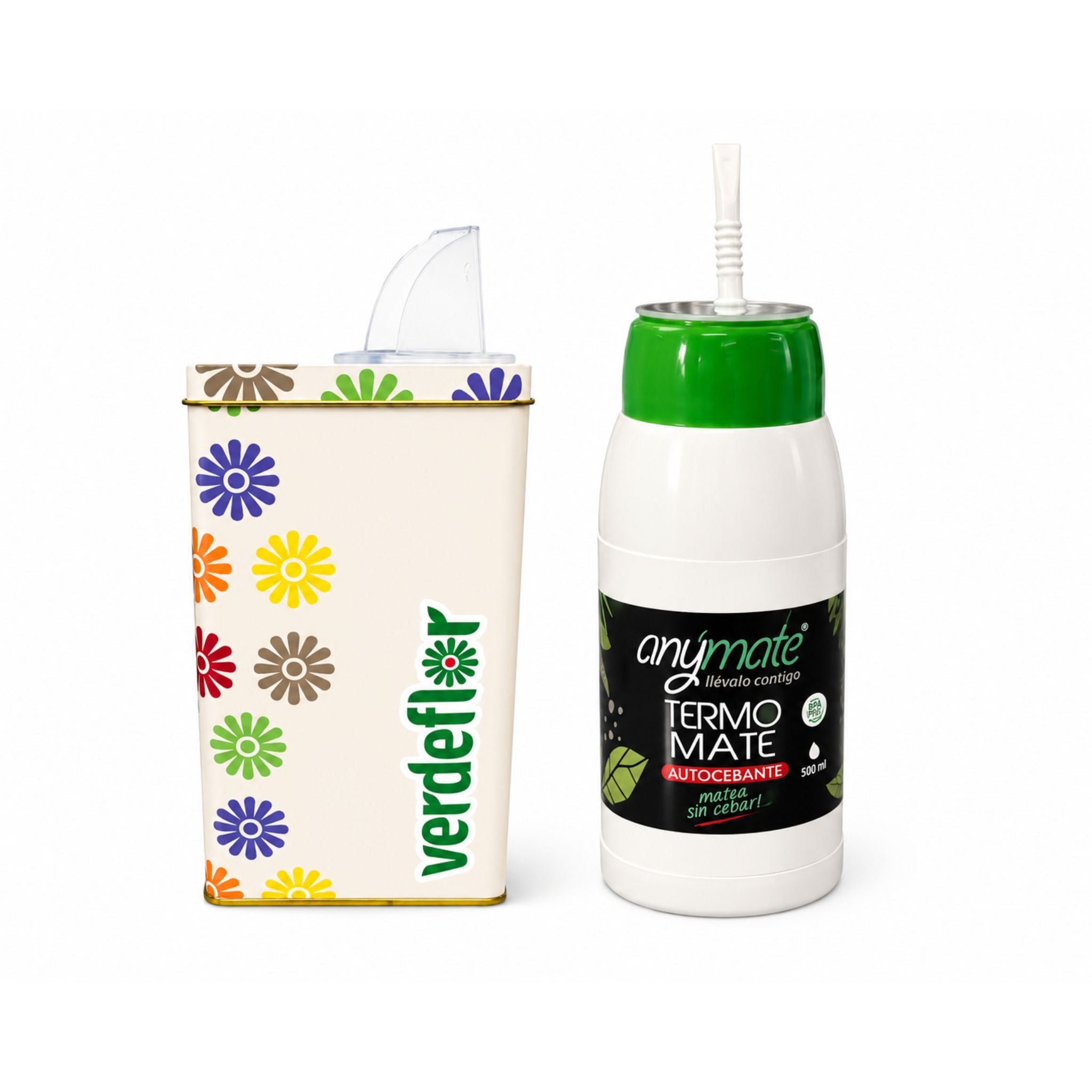 Kit De Mate Termo Autocebante + Yerbera
