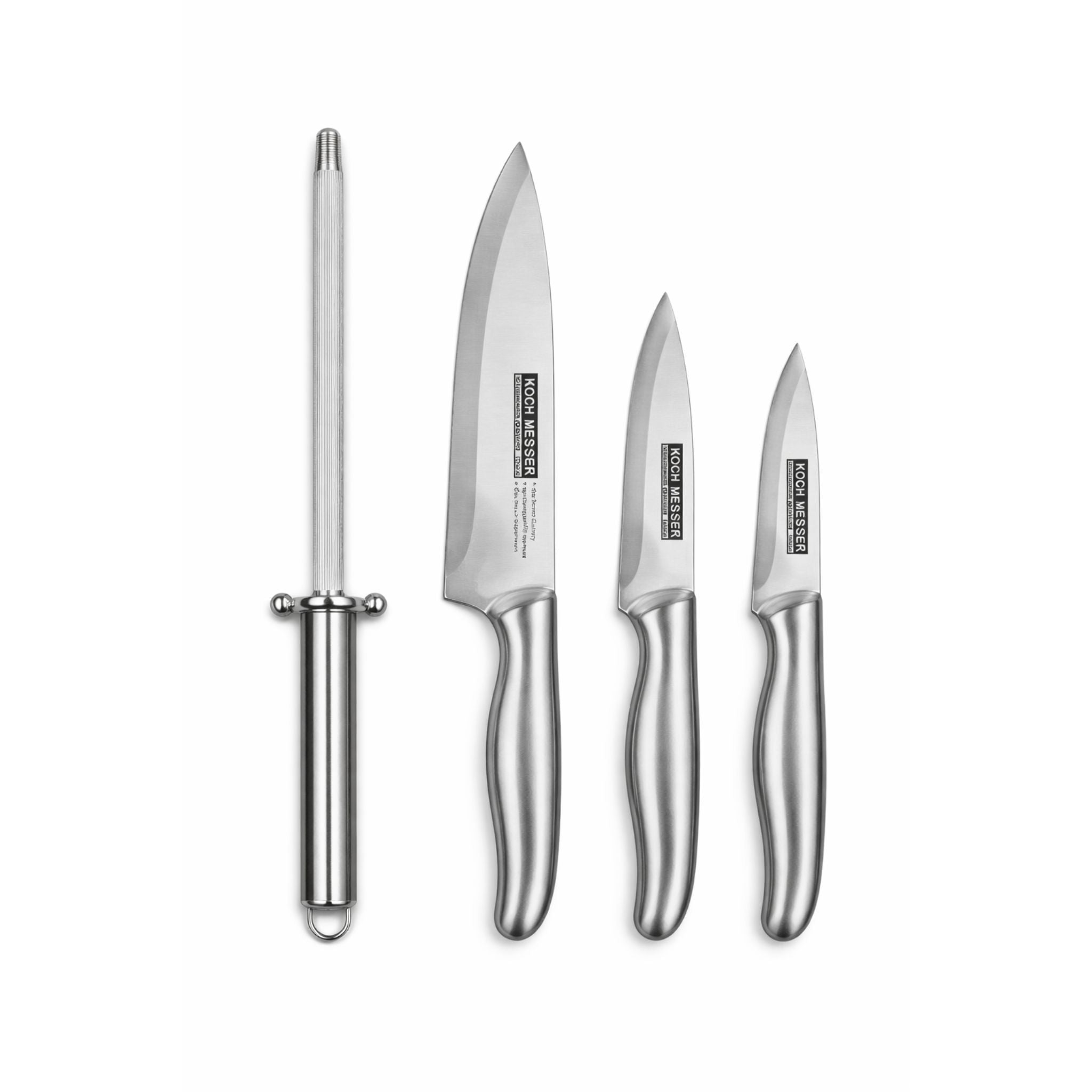 Juego De Cuchillos Acero + Lima