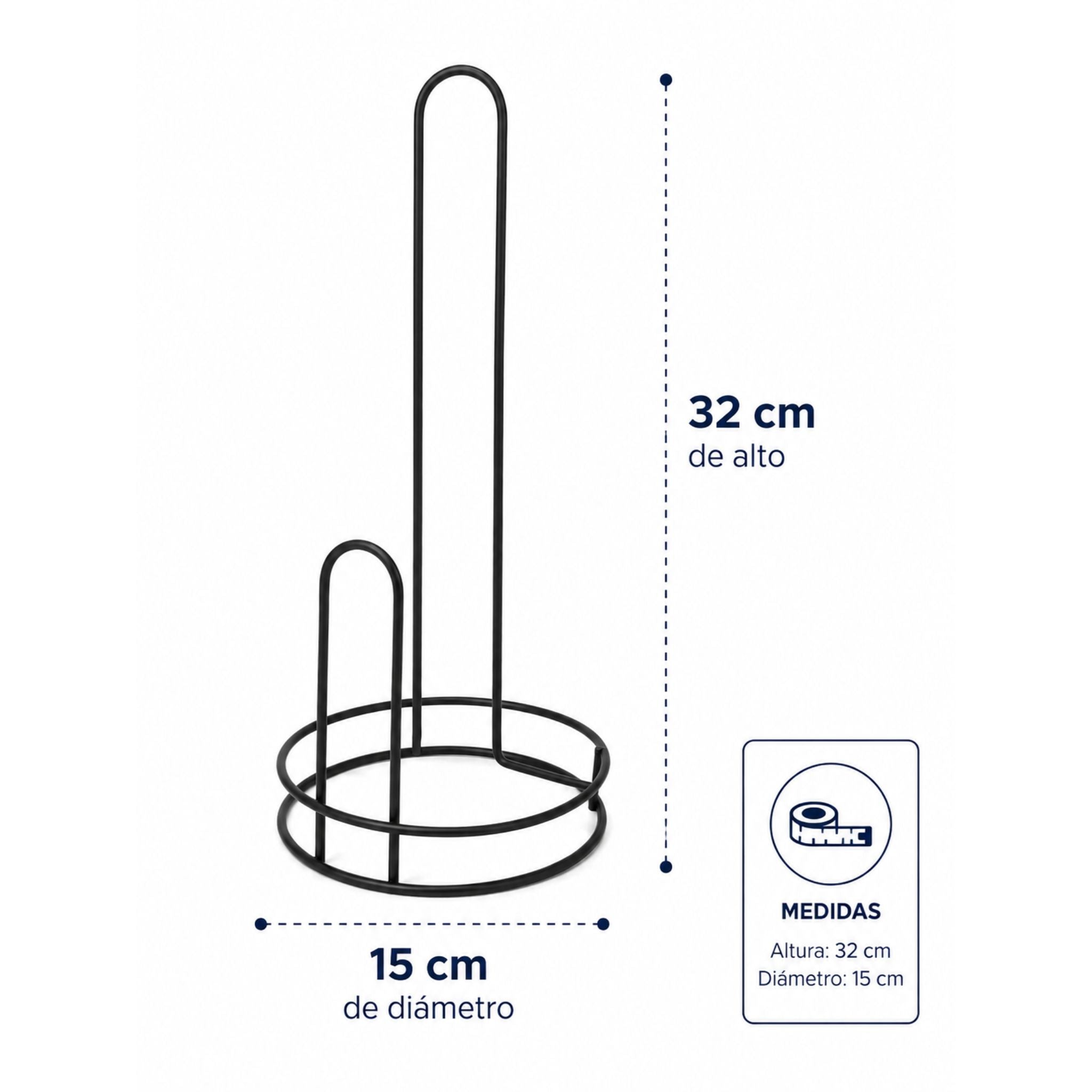 Porta Toalla Nova Metalico 32cm