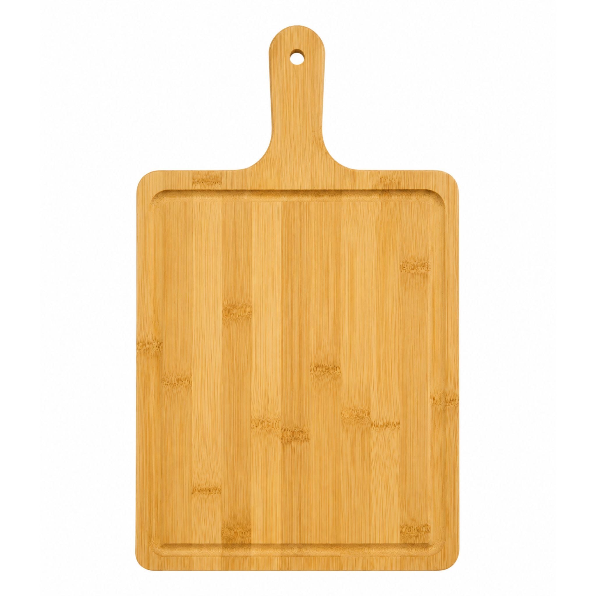 Tabla De Bambú 40cm Con Mango