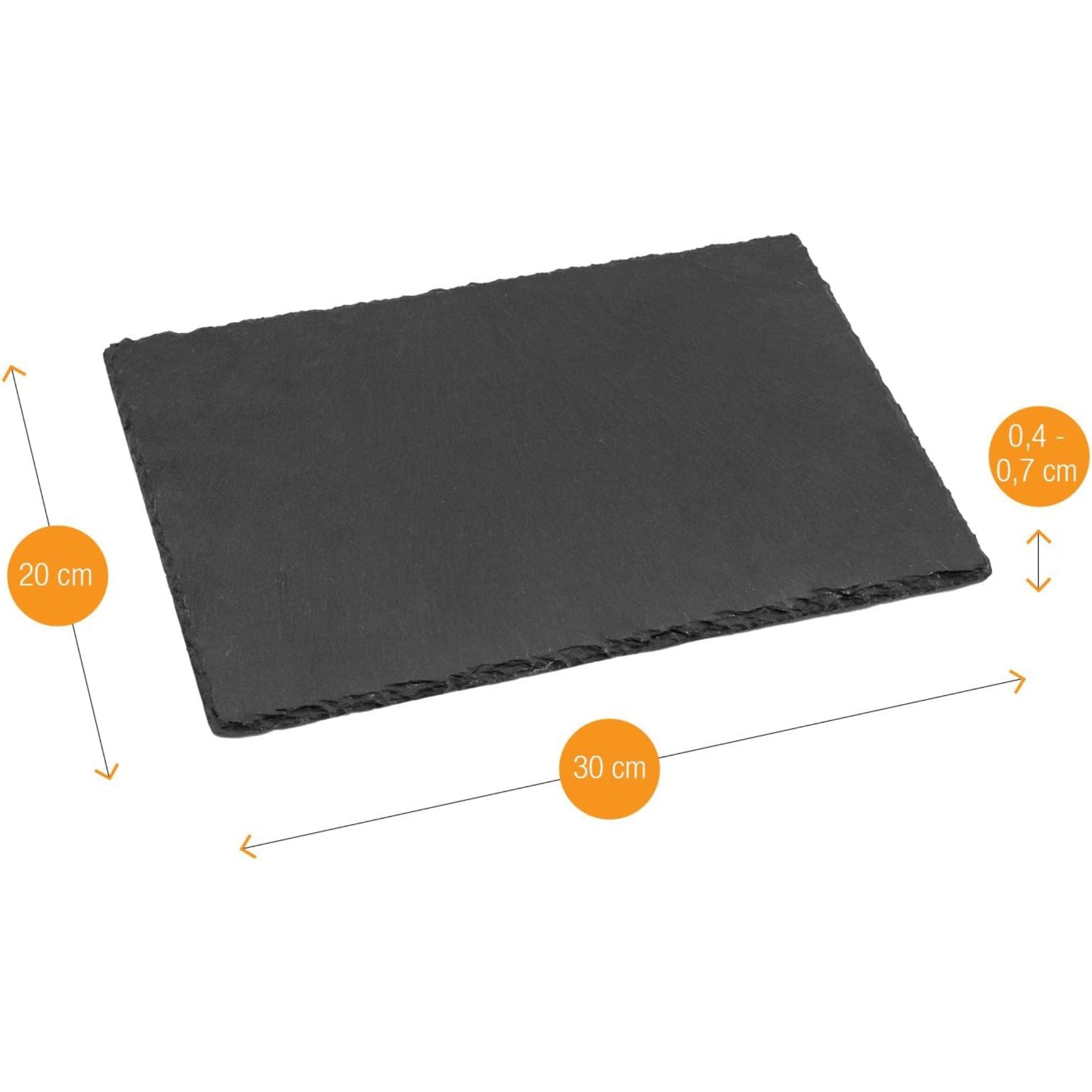 Plato Piedra Pizarra Rectangular