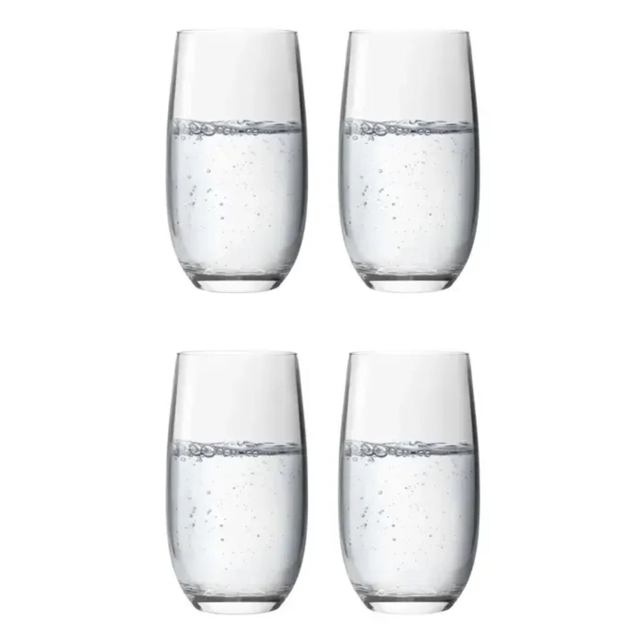 Vasos De Vidrio Alto Hausmann X4