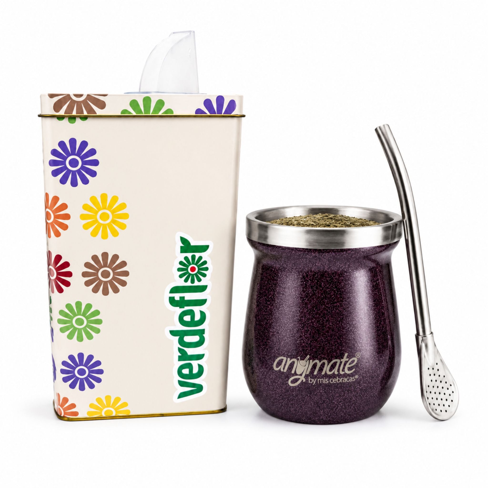 Pack Mate Con Bombilla + Yerbera