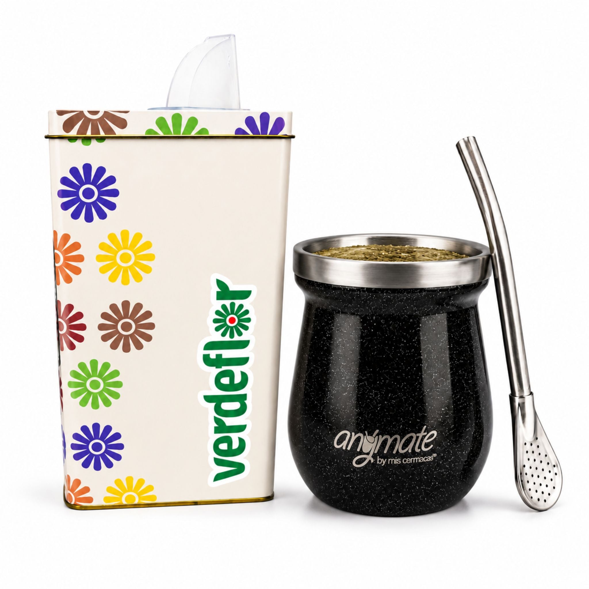 Pack Mate Con Bombilla + Yerbera