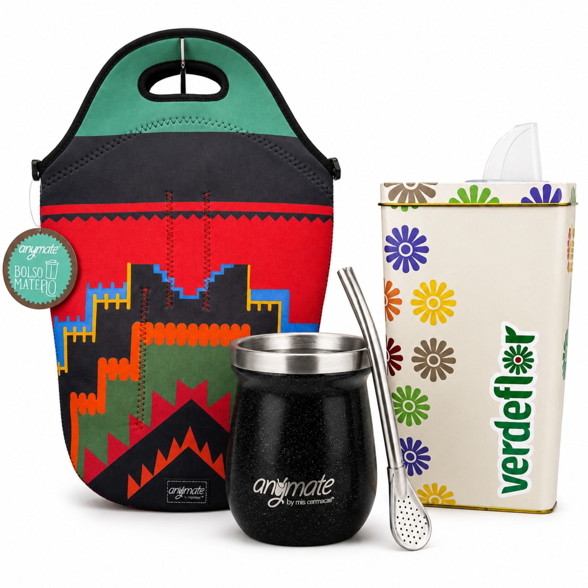 Pack Mate Bolso + Mate + Bombilla + Yerbera