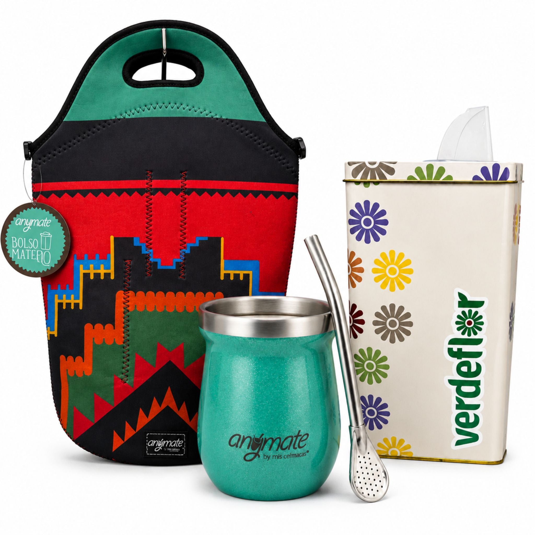 Pack Mate Bolso + Mate + Bombilla + Yerbera