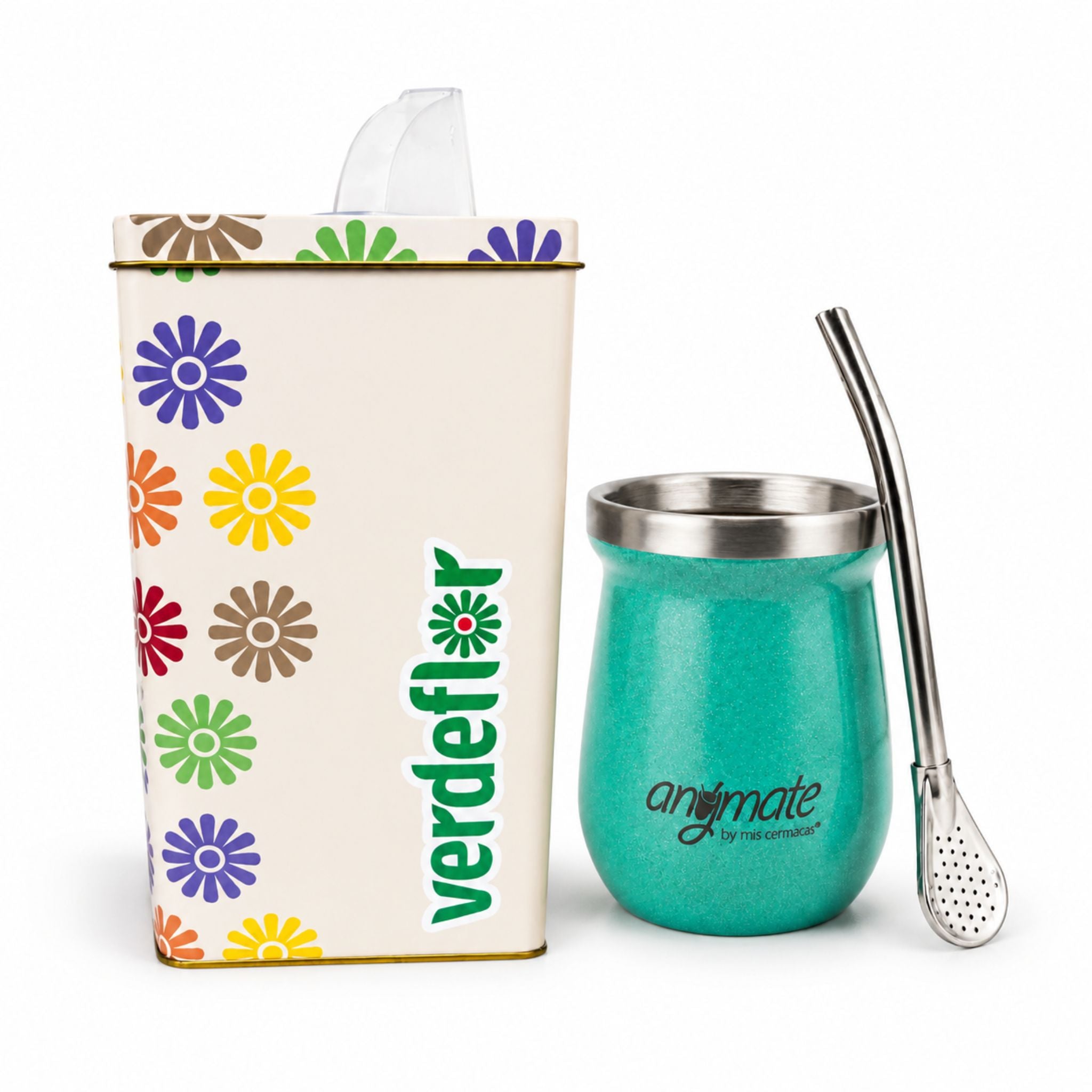 Pack Mate Con Bombilla + Yerbera
